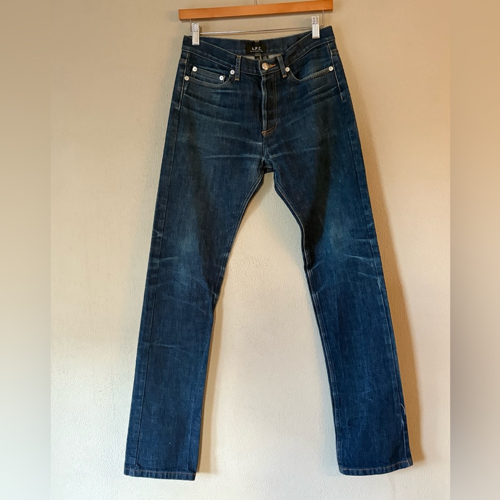 A.P.C. Rue De Fleurus Paris New Cure Men’s Straight Leg Jeans 29 Inseam 30.5in